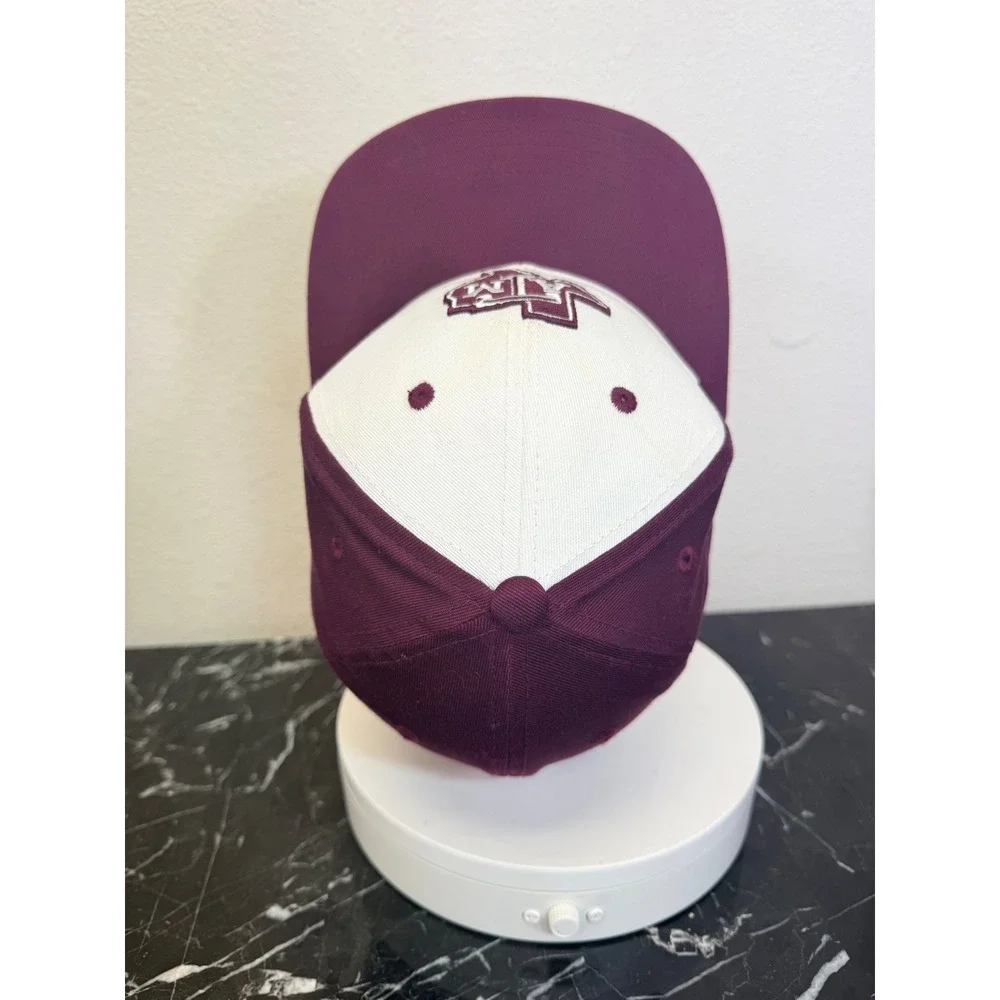 Adidas Texas A&M Aggies Youth Hat Maroon White Stretch Fit Cap FitMax70 OSFM